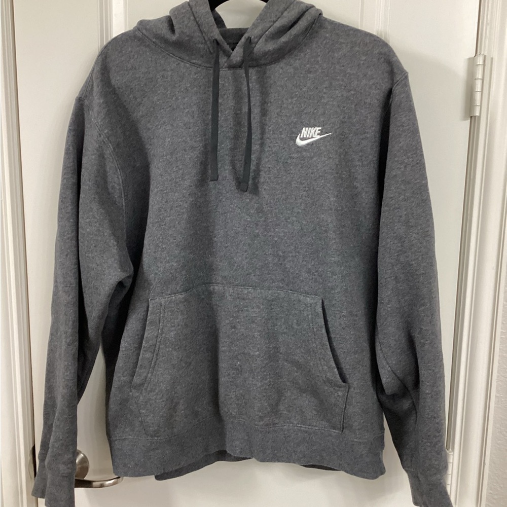 Nike Charcoal Gray Pullover Hoodie Sweatshirt